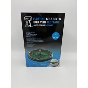 PGA Tour 39' Floating Golf Chipping Green 5 Targets 3 Balls & Mat Included NEW